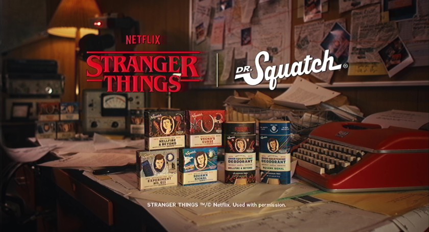 Murray Bauman Stars in Dr. Squatch’s Stranger Things Campaign